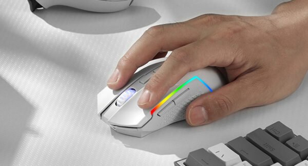 Redragon M693 Wireless/Wired BT & 2.4G Bluetooth Gaming 8000 DPI Mouse 3-Mode Connection RGB Backlight for PC/Mac/Laptop - Image 8