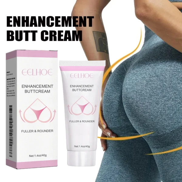 EELHOE Butt Cream Enhancement Hip Moisturizing Cream Hip Massage Tightens Skin Tonifying Hips Peach Hips Hip Lifting Care Cream - Image 4