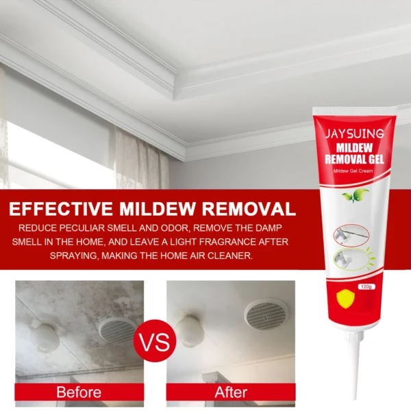Eco Friendly Mildew Removal Cream Household Anti Mold Cleaner Anti-mildew Tile Stain Agent Wall Mold Remover Deep Cleaning Gel - Image 6