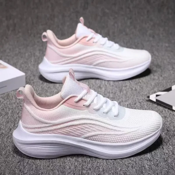 2025 Women's Casual Running Shoes Breathable Mesh Anti-Slip Hiking Tennis Sneakers Fashion Summer Athletic Couple Trend 2024 - Image 3