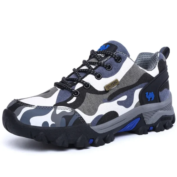 Camouflage Outdoor Camouflage Shoes Men Summer Couple Flat Soft Fashion Hiking Shoes Women Trail Running Shoes Army Green Winter - Image 3