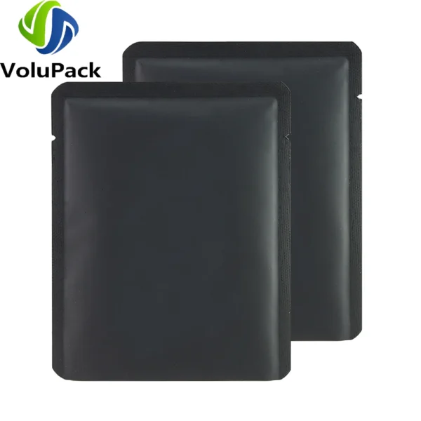High Quality Vacuum Heat Seal Coffee Bags Open Top Tear Notch Matte Powder Pouches Eco Smell Proof Aluminum Mylar Packaging Bags - Image 2