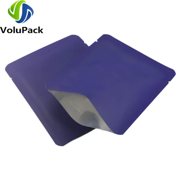 High Quality Vacuum Heat Seal Coffee Bags Open Top Tear Notch Matte Powder Pouches Eco Smell Proof Aluminum Mylar Packaging Bags - Image 6