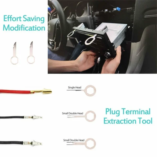 Car tools Car Interior Disassembly kit plastic trim removal tool car clips puller diy Panel Tools for auto trim puller set - Image 5
