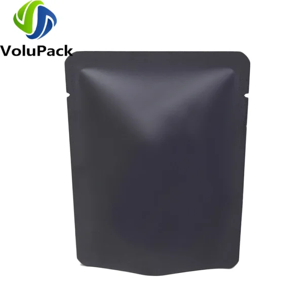 High Quality Vacuum Heat Seal Coffee Bags Open Top Tear Notch Matte Powder Pouches Eco Smell Proof Aluminum Mylar Packaging Bags - Image 3