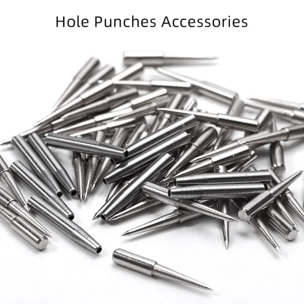 WUTA 2nd Generation Sharp Head Replaceable Pricking Iron Removable Round Hole Punch Leather Craft Chisel DIY Leather Tools - Image 6