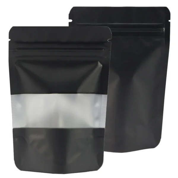 Reclosable Zip Lock Bags Kitchen Organizer Bags Stand Up Biscuits Pouches Eco Aluminum Foil Mylar Plastic Bags With Clear Window - Image 2