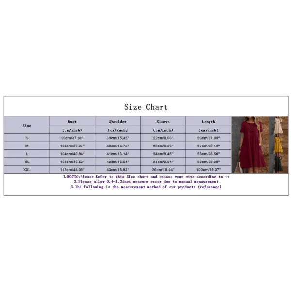 Evening Dresses Outfits Women Fashion Solid Vintage Cotton And Linen Loose Pocket Round Neck Short Sleeve Vestido Mujer Elegante - Image 11
