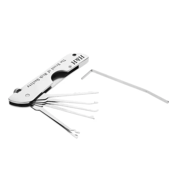 1-10PC Portable Compact Lock Picking Set Key Replacement Versatile Door Open Keys Rust-resistant 7 In 1 Automotive Pick Hook DIY - Image 4