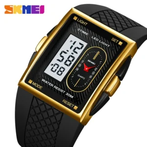 SKMEI Fashion Sports Watches For Men Business Orologi Digital Electronic Watch Waterproof Chrono Wristwatch Alarm Clock Watch