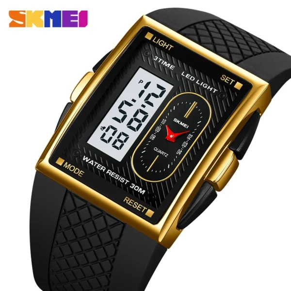 SKMEI Fashion Sports Watches For Men Business Orologi Digital Electronic Watch Waterproof Chrono Wristwatch Alarm Clock Watch