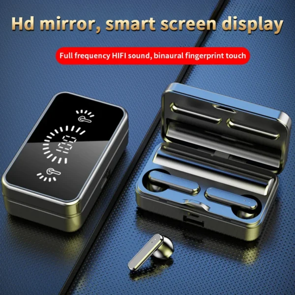 GREATWALL Wireless Earbuds Wireless Earphone Wireless Running With Cancelling Mic Earphones Deep Bass Sports Ear Buds For IOS/An