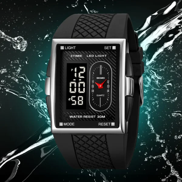 SKMEI Fashion Sports Watches For Men Business Orologi Digital Electronic Watch Waterproof Chrono Wristwatch Alarm Clock Watch - Image 2