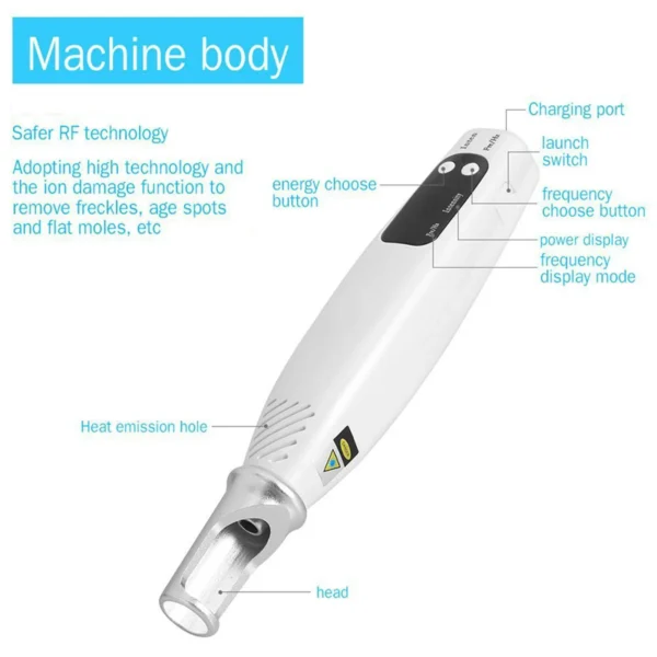 Handheld Picosecond Laser Pen Tattoo Scar Freckle Removal Machine Skin Beauty Device - Image 5