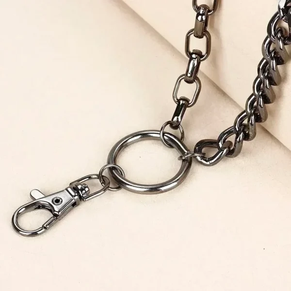 Punk Waist Chains, Spiked Hip Hop Trouser Chains, Retro Metal Belts for Pants, Handbag & Apparel Decoration, Rock Style - Image 6