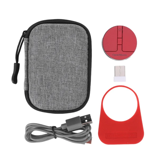 Portable Silent Mouse 3 Mode BT 5.2/2.4G/USB Mini Capacitive Mouse Ultra Thin Wireless Computer Mouse Rechargeable for Laptop PC - Image 6