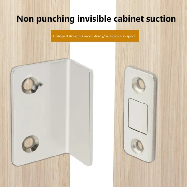 1-10PCS Strong Magnetic Cabinet Catches Magnet Door Stops Hidden Door Closer With Screw For Closet Cupboard Furniture Hardware - Image 2