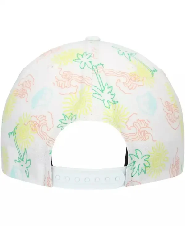 New Era | Men's White Memphis Grizzlies Palm Trees and Waves Golfer Adjustable Hat - Image 4