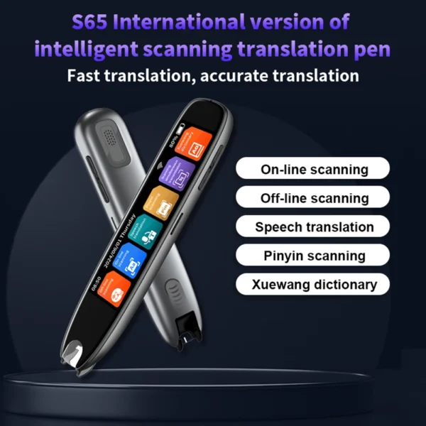 Language Scanner Pen Smart Voice Translator Pen Real-time Language Translator Electronic Dictionary English Learning Scan Pen - Image 3