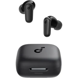 Noise Cancelling Earbuds, Strong and Smart Noise Cancelling, Powerful Bass, 45H Playtime, Bluetooth 5.4 (Black)