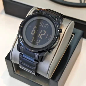 SKMEI 2 Time Digital Watches Fashion Sports Electronic Wristwatches Chrono Count Down Alarm Clock Waterproof Watch For Men Women