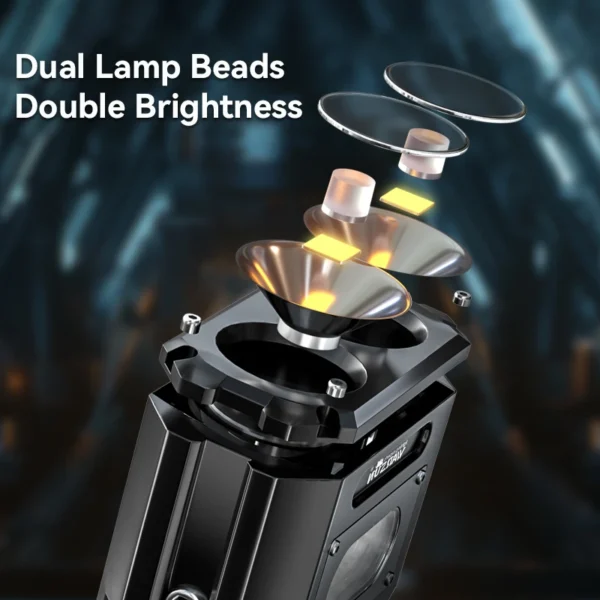 WARSUN 4000Lm Most Powerful LED Flashlight Rechargeable Torch Light Flashlight Tactical Lantern Long Shot Hand Lamp For Camping - Image 2