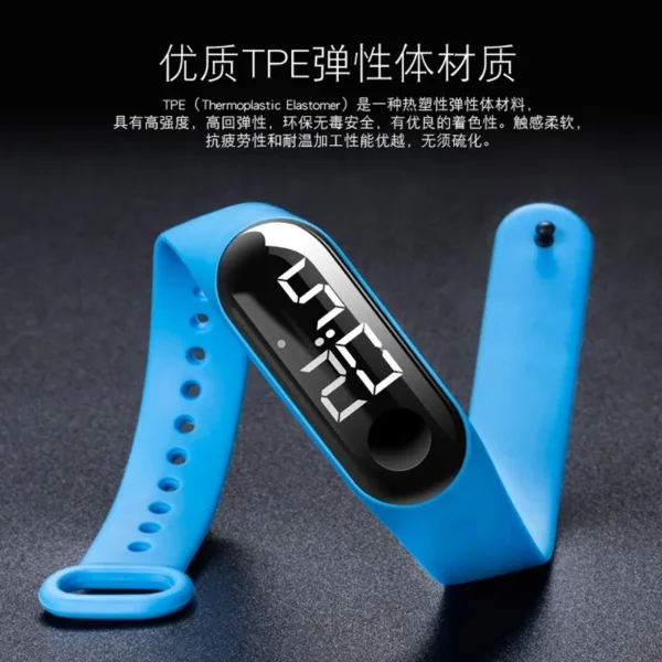 Women Sports Watch Led Screen Children Outdoor Sports Electronic Watch Men Silicone Strap Wirstwatch Student Clock Relogio - Image 3