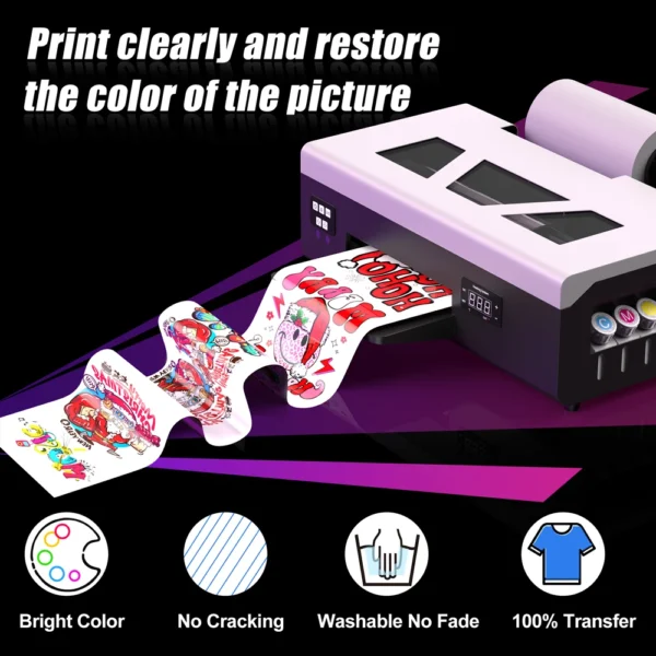 A4 impresora dtf For Epson L805 DTF Printer DTF Transfer Machine t shirt printing machine DTF Ink DTF Film For t shirt Print - Image 5