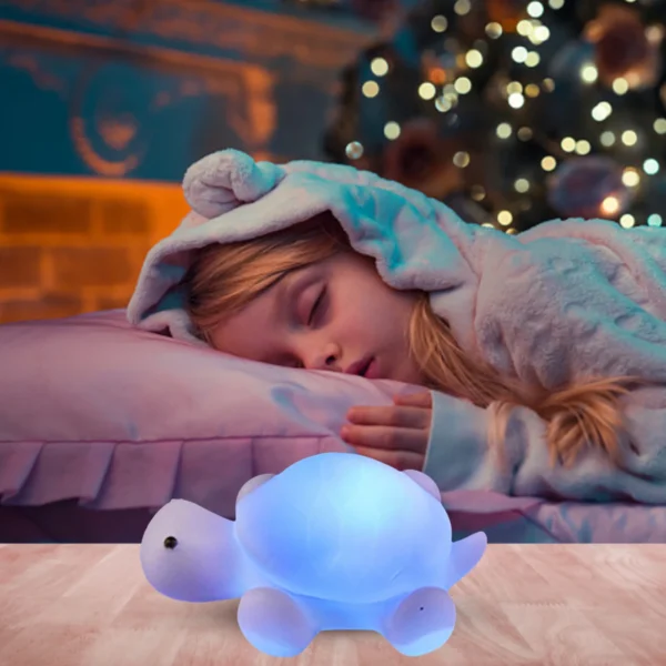 7 Colors LED Night Light Turtle Night Lights Bedroom Bedside Lamp For Kids Baby Gift For Bedroom Decoration Christmas Gift - Image 2