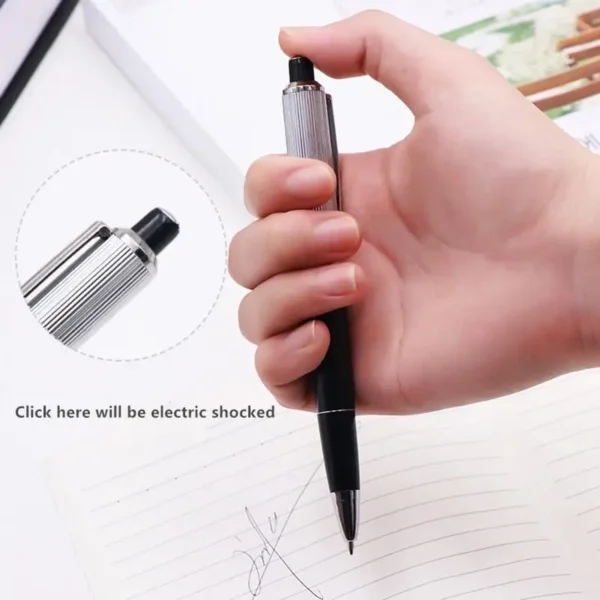 Novelty Utility Electric Shock Pen Creative Electric Shock Pen Toy ballpoint pen electric shock Fun Prank Trick Joke Gadget Toy - Image 5