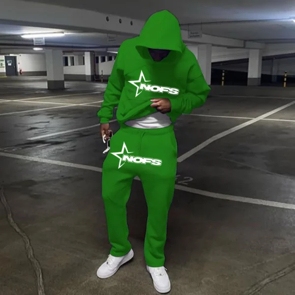 New In Hoodies & Sweatshirts Y2k Oversized Men'S Winter Jacket Large Size Paired Hoodies For Couple Hooded Tracksuit Men's Set - Image 3