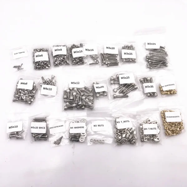 Funssor Ender 3 NG V1.2 corexy conversion Hardware Stainless steel screw nuts kit Newest Version - Image 5