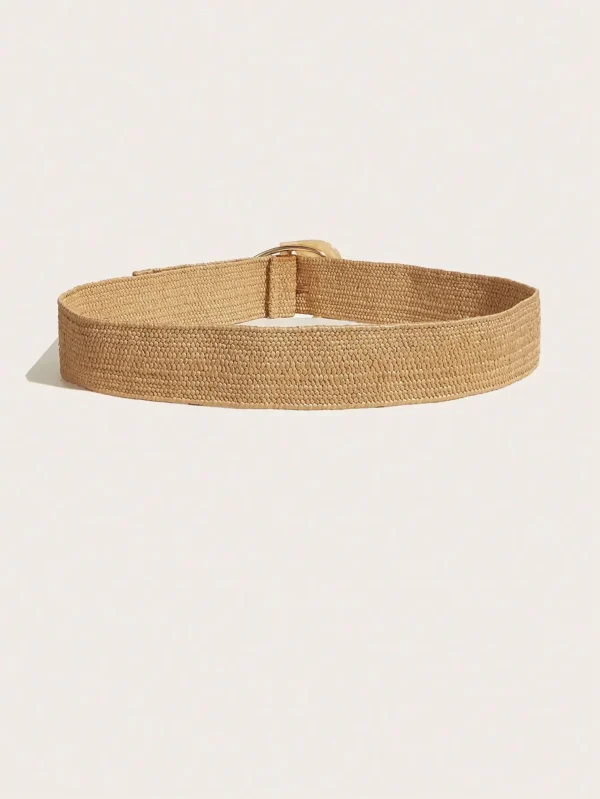 1PC Boho Summer Elastic Wide Waist Belt Women's Decorative Woven Belt for Dresses Suits Beach Vacation Casual Outfits - Image 4