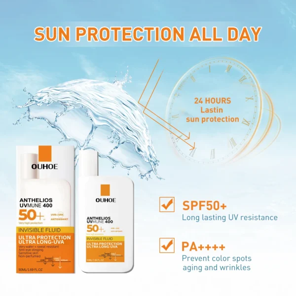 Body Protection Cream UV Protection Liquid Cream Oil Control Moisturizing Protection Cream Moisturizing Skin Body Care Products - Image 5