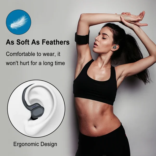 Sports Wireless Earphones BT over Ear Buds with Earhooks Sports Earphones Running in-Ear Headphones vv2 - Image 3