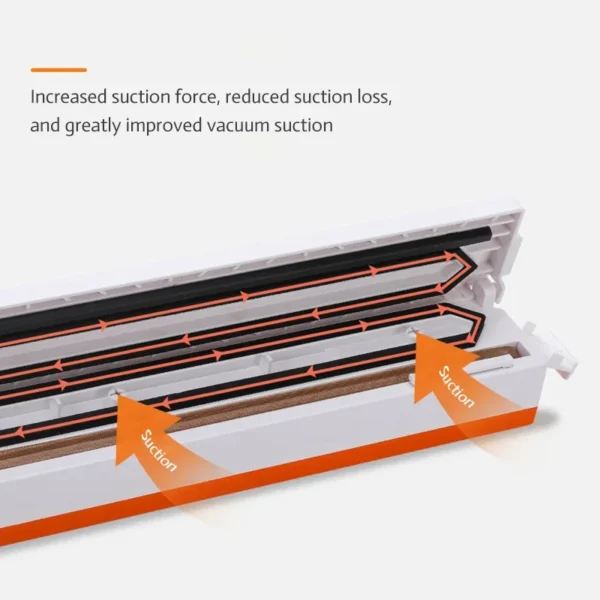 Eletric Vacuum Sealer Degasser Machine with 10PCS Vacuum Packaging Vinyl Bags Vacuum Food Sealer for Home and Kitchen Supplies - Image 6