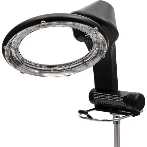 Hair Dryer, 1200W Hair Salon Color Processor Dryer with Infrared Technology,6 Modes,360Efficient Heating,Adjustable Height,Black - Image 4