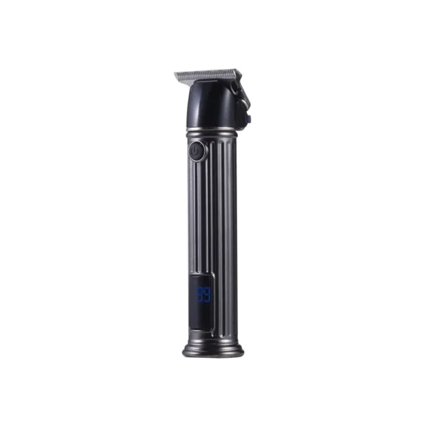 Cordless Rechargeable Metallic Men's Hair Clipper T-Blade Kit with Stainless Steel Blades LED Display 4 Comb Guides Beard Trim - Image 6