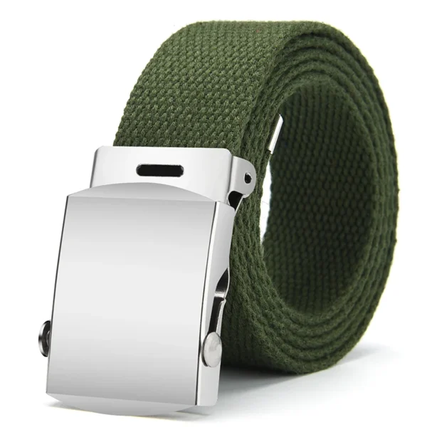 1Pcs New Fashion Unisex Tactical Waist Belt Jeans Male Casual Men Women Belt Canvas 3.0cm Webbing Waistband Ceinture Femme Belts - Image 7