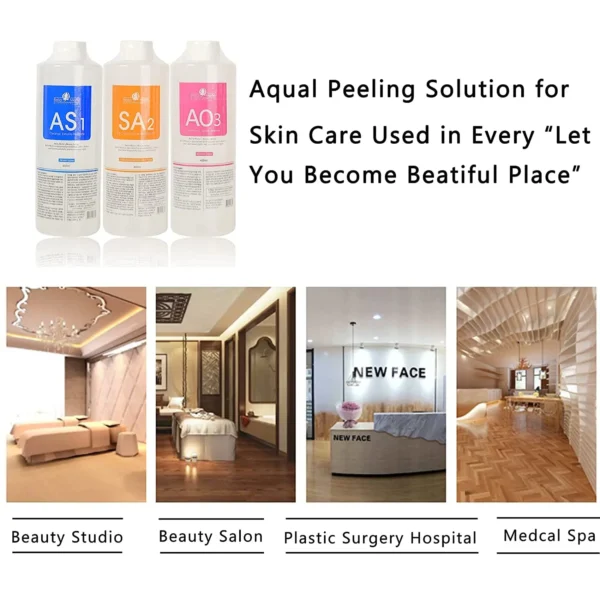 3pcs/Lot 1200ML Hydra Liquid Face Serum Facial Aqua Peel Solution AS1 SA2 AO3 For Beauty Machine SkinCare Deep Cleaning - Image 6