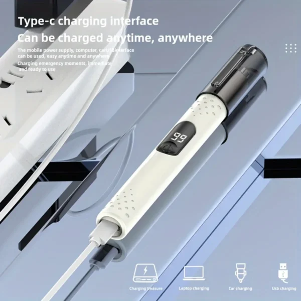 Mini Electric Nose Hair Trimmer Portable Clipper Rechargeable Eyebrow Ear Hair Shaver For Men Safe Cleaner Razor - Image 5