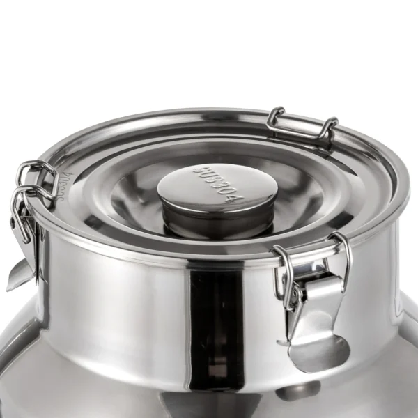 Stainless Steel Milk Can Transport Barrel Beverage Drink Dispenser with A Spigot 20L 25*46cm for Storing Liquid Products - Image 6