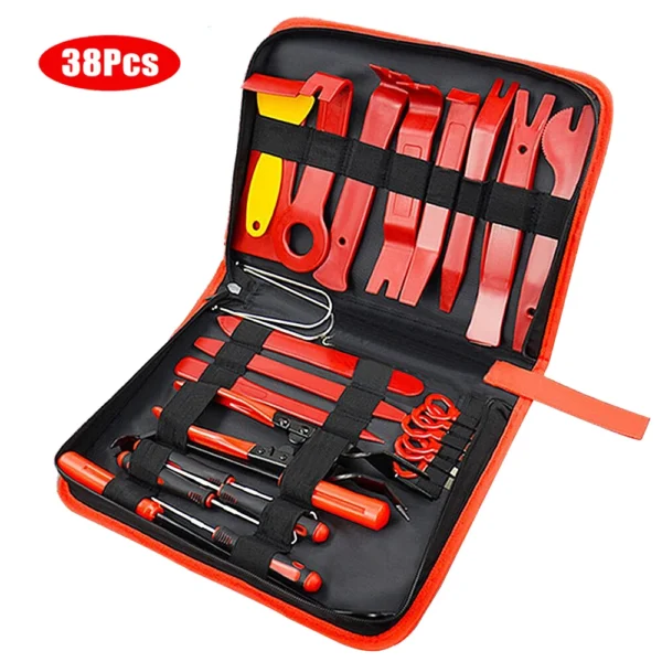 Garage Tools Car Interior Removal Kit Plastic Trim Door Panel Disassembly Suit Auto Clips Puller Diy Hand tool
