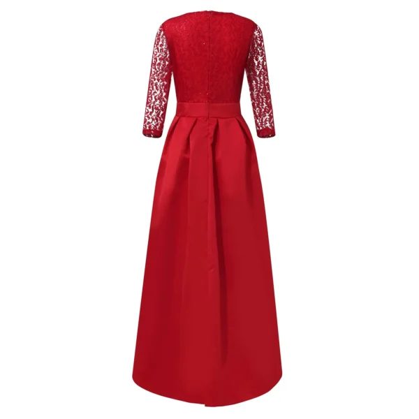 Women'S Elegant Evening Dresses Women'S Fashionable Long Dresses Trailing Evening Dresses Solid Color Floor-Length Dresses - Image 3