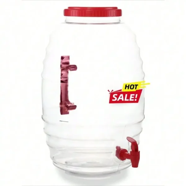 5 Gallon Red Beverage Dispenser - Image 2