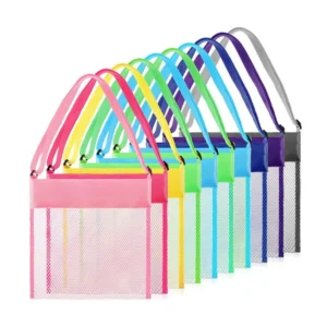 Sand Away Protable Mesh Toys Bags Swimming Large Beach eco Women Cosmetic Makeup