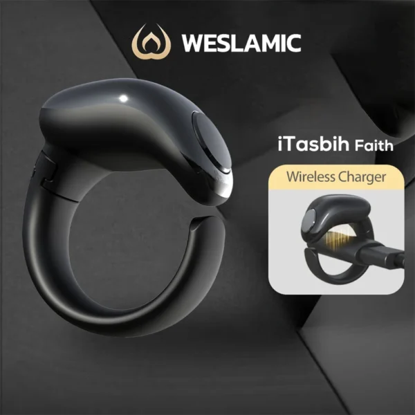 Muslim Gift Smart Electronic Counter 4 Digit Digital Tally Counter Waterproof Tasbih Counter Interchangeable Rings 18/20/22mm - Image 3