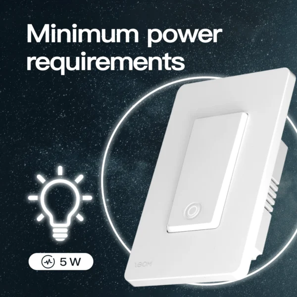 MOES Smart Light Switch No Neutral Wire Required, No Capacitor and No Hub Required,Wi-Fi Switch Work with Alexa and Google Home - Image 4