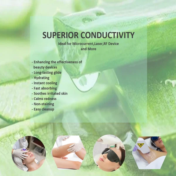 2.5L Gel Conductor Radiofrecuencia y Cavitacion Clear Contact Gel for Ultrasound Beauty Face and Body Skin Care - Image 5
