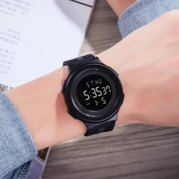 Skmei Men Electronic Sport Watches Japan Digital Movement Countdown Clock 5bar Waterproof Calendar Alarm Male Wrist Watch - Image 3